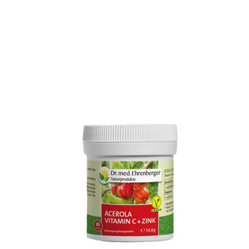 Acerola Vitamin C + Zink 60 Kapseln